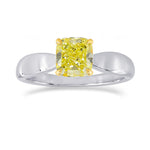 Bowed Solitaire Diamond Ring Setting
