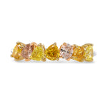Natural Multicolored Diamond Band Ring