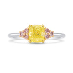 Pink Diamond Side Stone Ring Setting