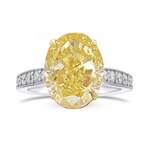 Solitaire Ring Setting with Tapered Closed-pave Side Diamonds