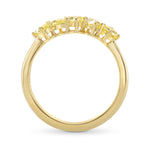 Mixed Fancy Yellow Diamond Band Ring