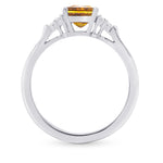 Orange Princess Diamond Ring