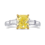 Fancy Yellow Radiant Diamond Ring