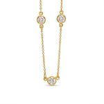 Diamond Necklace with Round Brilliants