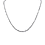 White Diamond Tennis Necklace