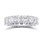 Colorless Cushion Diamond Full Eternity Band