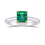 Emerald Solitaire Ring