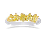 Fancy Yellow Mix Shape Band Ring