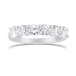 H Color Round Brilliant Diamond Band