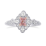 Fancy Intense Pink Emerald Diamond Extraordinary Ring