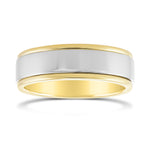 Platinum & 18K Yellow Gold Wedding Band