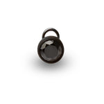 Fancy Black Round Diamond Stud Earring