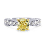 Bombe Pave Diamond Side-stone Ring Setting