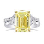 Side Stone Engagement & Wedding Ring Set