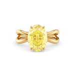 Hidden Halo Bowed Shank Setting