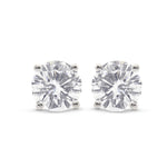 Round Brilliant Diamond Stud Earrings