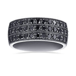 Black Diamond Pave Gent's Ring