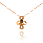 Rose Gold Diamond Infinity Pendant