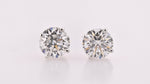 Round Brilliant Diamond Stud Earrings
