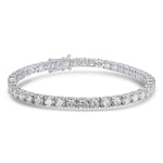 Colorless Round Brilliant Diamond Tennis Bracelet