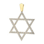 Star of David Diamond Pendant