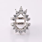 Pear Diamond Jacket Ring