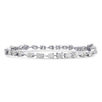 Colorless Mix shape Diamond Bracelet