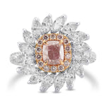Fancy Intense Purplish Pink Cushion Extraordinary Diamond Ring