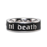Garnet & Alexandrite Men's Band Ring