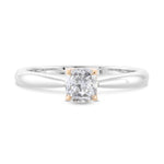 Fancy Gray-Blue Diamond Solitaire Ring