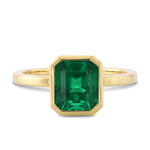 Colombian Muzo Emerald Solitaire Ring
