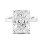 Classic Radiant Diamond Solitaire Ring
