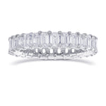 Emerald Diamond Full Eternity Band