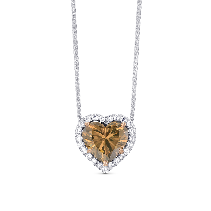 CHAMPAGNE DIAMOND NECKLACES