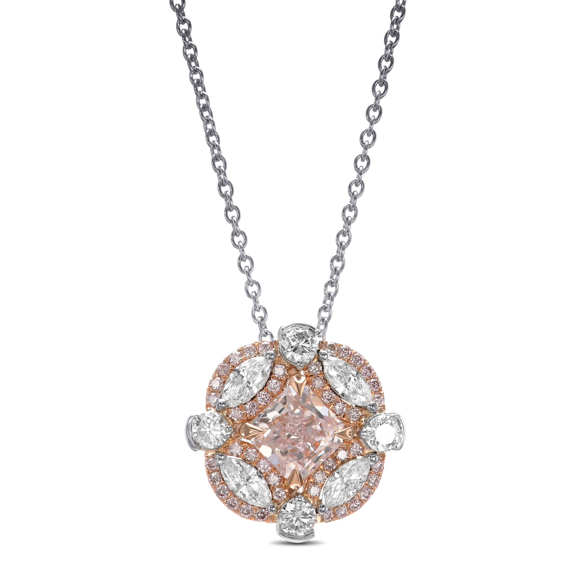 PINK DIAMOND NECKLACES
