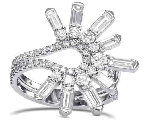 خواتم من الماس عديم اللون