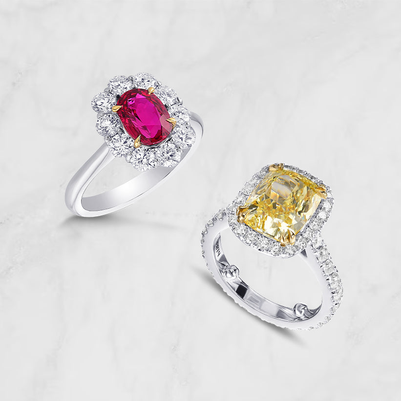 0.53 Carat Fancy Red Radiant Diamond VS2 GIA | LEIBISH