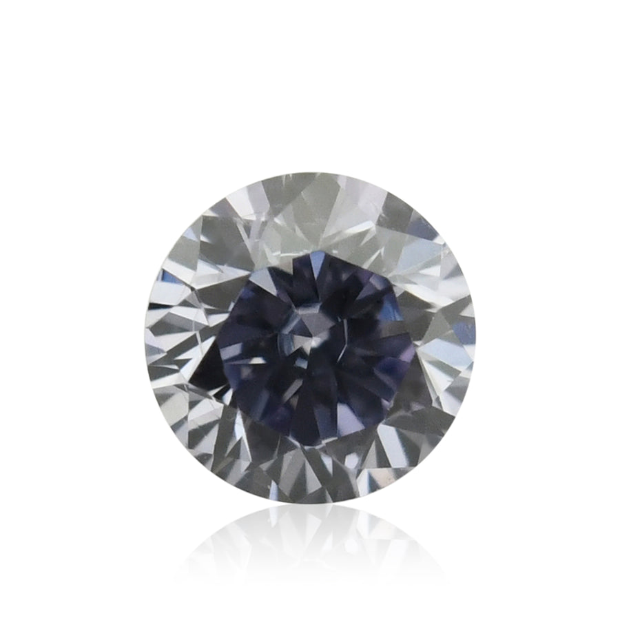 0.06 Carat Fancy Grayish Violet Round Diamond GIA
