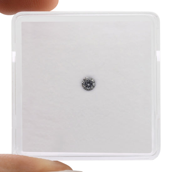 0.06 Carat Fancy Grayish Violet Round Brilliant Diamond  GIA