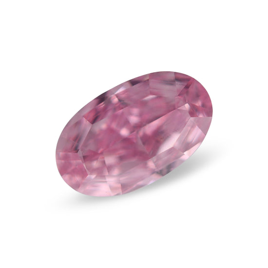 0.13 Carat Fancy Vivid Purplish Pink Oval Diamond (VS) GIA