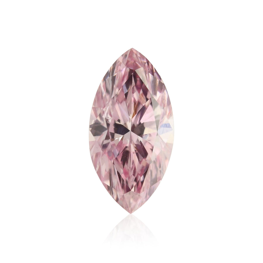 0.15 Carat Fancy Intense Purplish Pink Marquise Diamond SI2 GIA