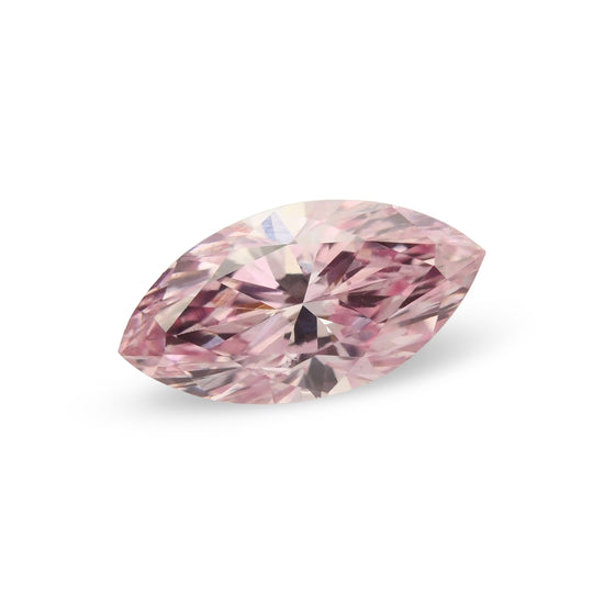 0.15 Carat Fancy Intense Purplish Pink Marquise Diamond SI2 GIA