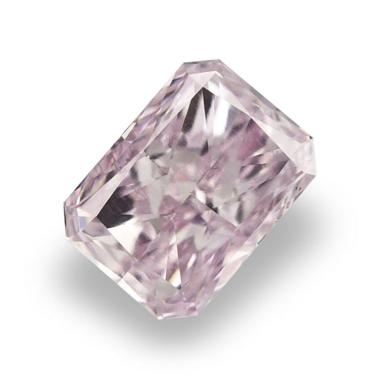 0.17 Carat Fancy Light Purplish Pink Radiant Diamond SI1 GIA