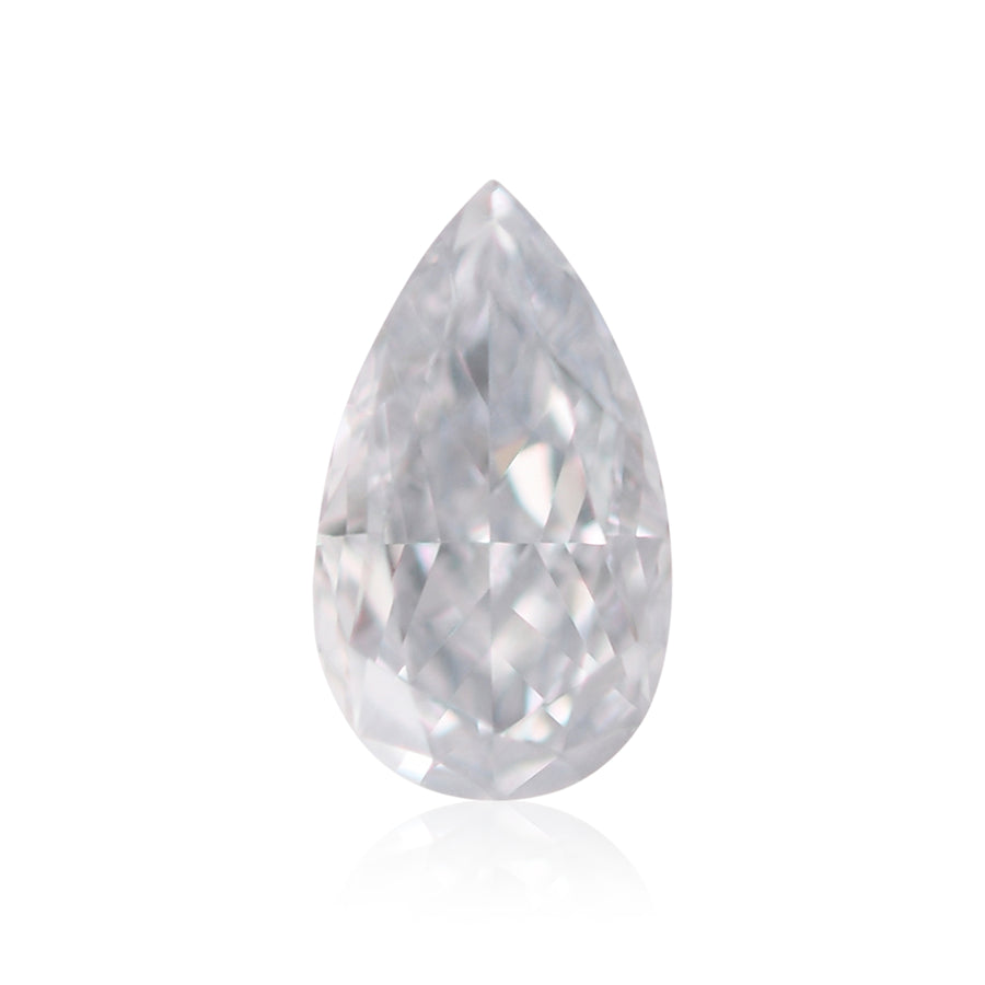 0.17 Carat Fancy Light Blue Pear Diamond SI1 GIA