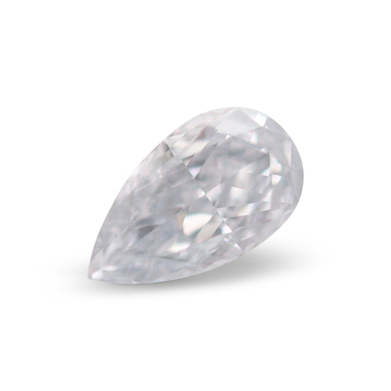 0.17 Carat Fancy Light Blue Pear Diamond SI1 GIA
