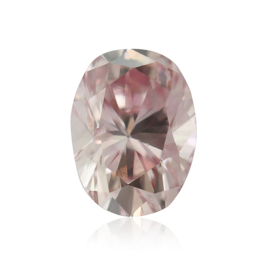 0.18 Carat Fancy Intense Pink Oval Diamond SI2 GIA