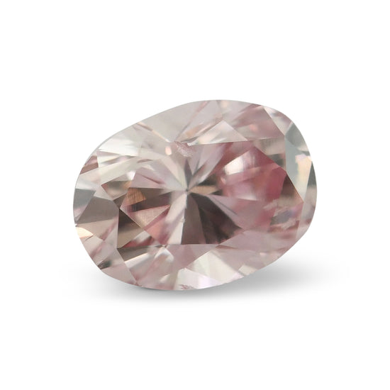 0.18 Carat Fancy Intense Pink Oval Diamond SI2 GIA