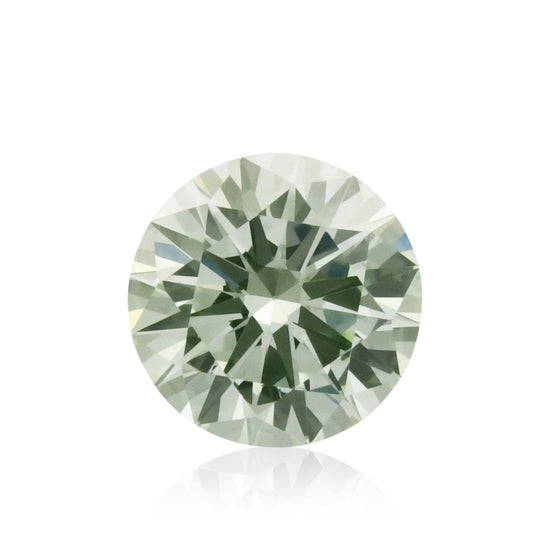 0.19 Carat Fancy Intense Green Round Diamond VS1 GIA