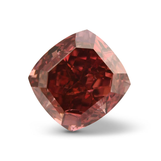 0.19 Carat Fancy Red Cushion Diamond SI1 GIA