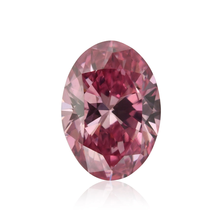 0,23 Karat Fancy Vivid Purplish Pink Oval-Diamant SI1 GIA & ARGYLE